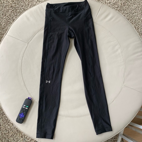 Under Armour Pants - Under Armour running leggings: black: S